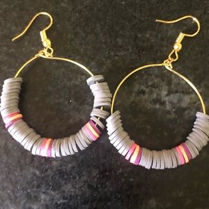 Gray summer earrings!